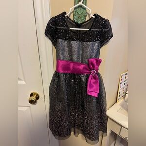 Jona Michelle Black and Pink Sparkle Dress